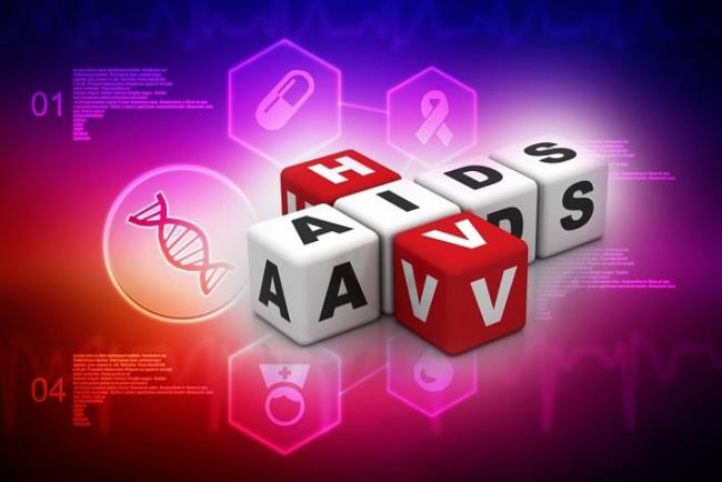 קוביות עם המילה איידס באנגלית, נביראפין לטיפול באיידס